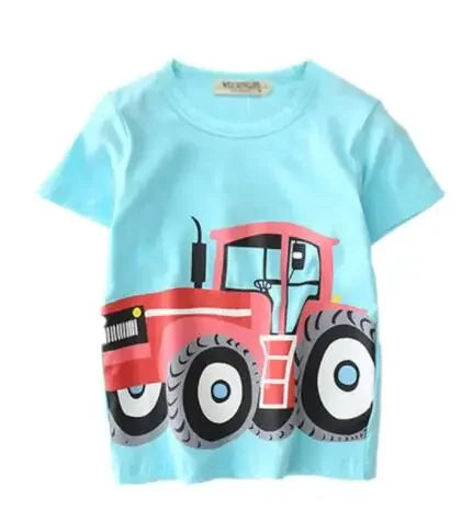 Samuel New Cotton Car Printed Tees
