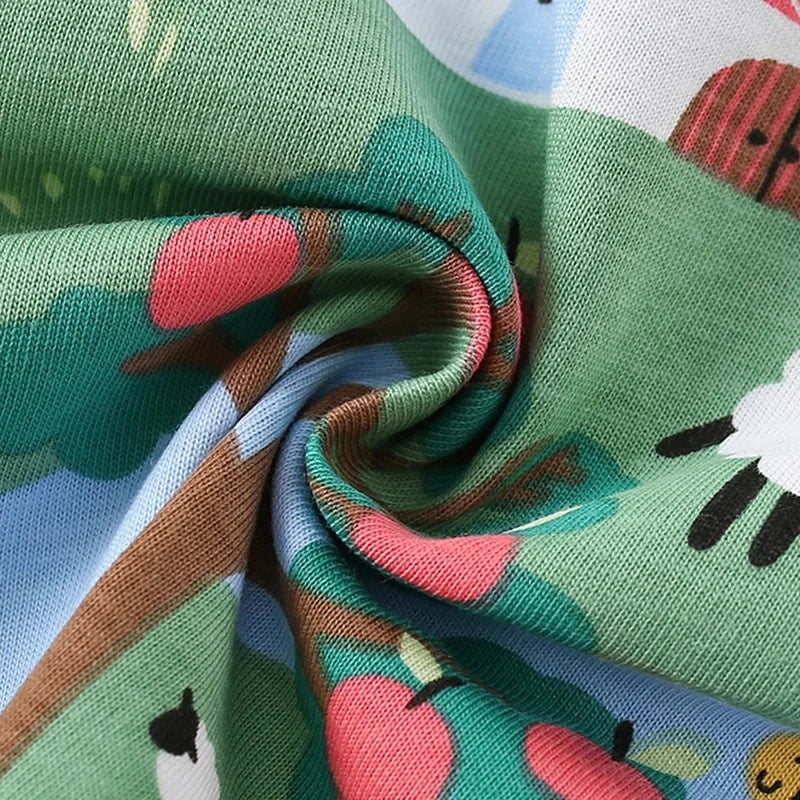 Walter Cartoon Animals Print Tees