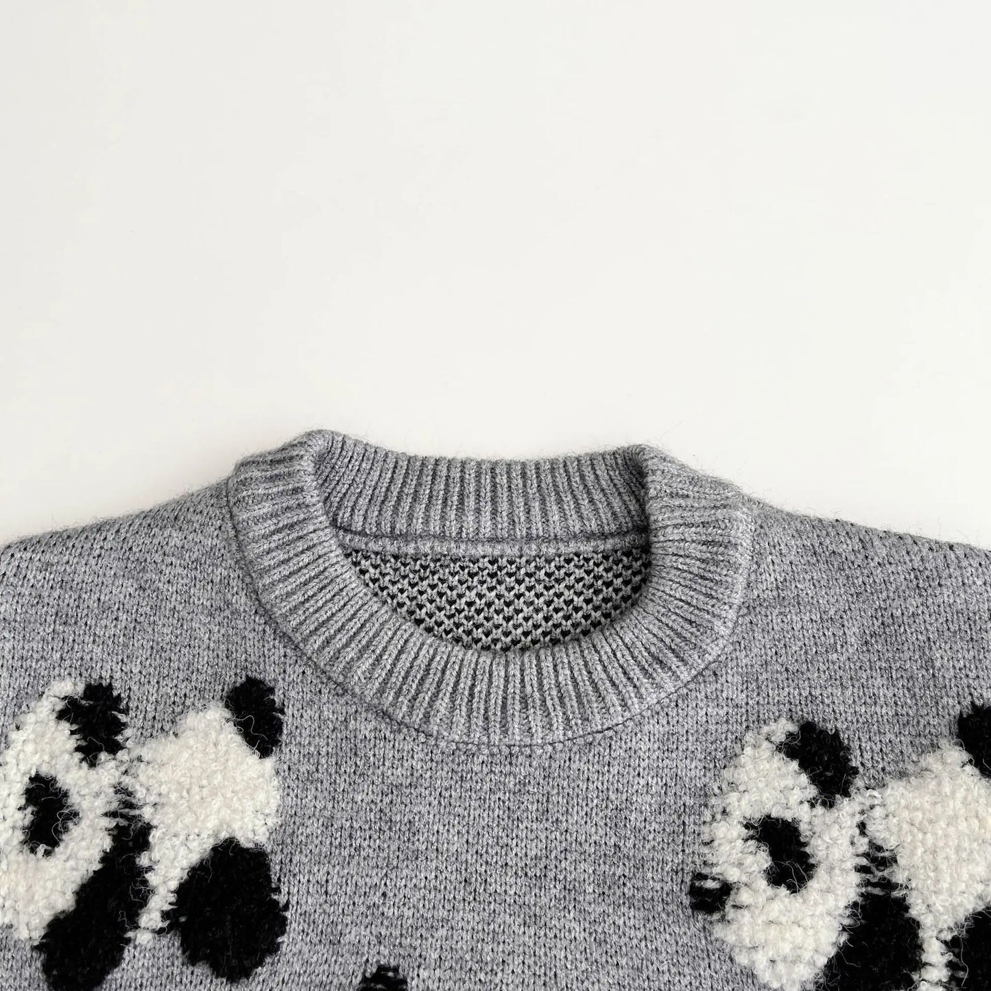 Alonso Panda Embroidered Crewneck Sweater