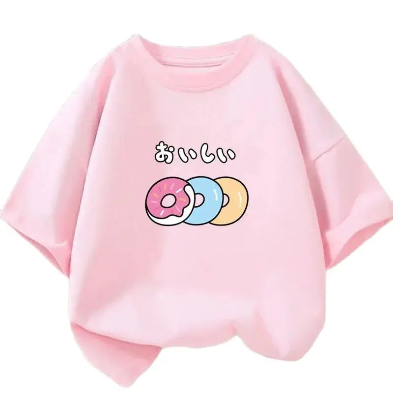 Nour Sleeved Summer Kids Cotton Loose Guguton
