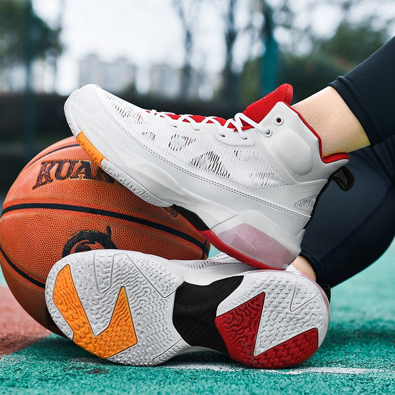Super Cool Boys High Ankles Sneakers Good Quality Basketball Shoes