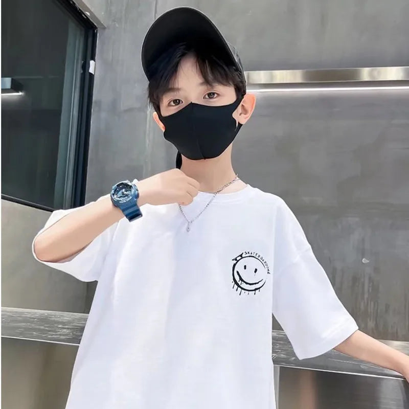 Ronald Boys Cartoon Short-sleeved T-shirt