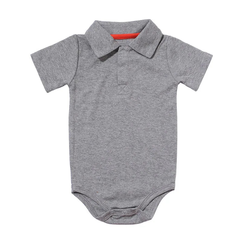 Neizer Boy Jumpsuit Collar Infant Clothes Baby Outfits