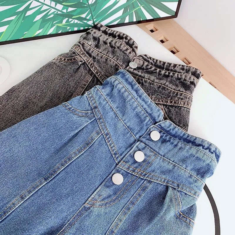 Luca Infant Denim Trousers Kids High Waist Jean Children