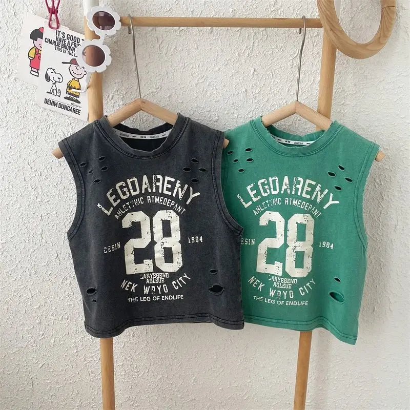 Carlos Handsome Pure Cotton Tank Tees
