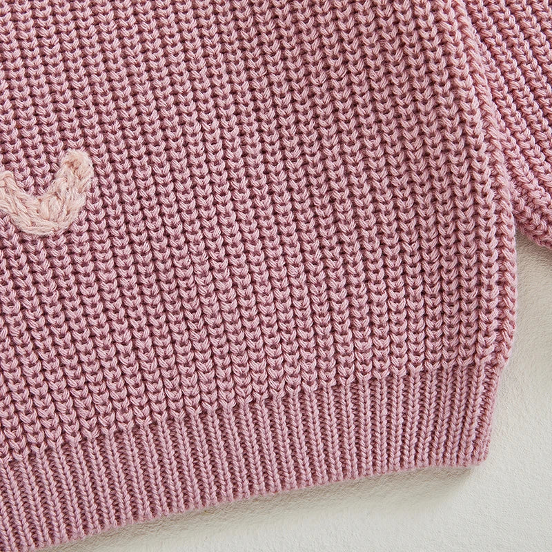 AMANDA Valentine s Day Love Heart Pattern Knitted Sweater