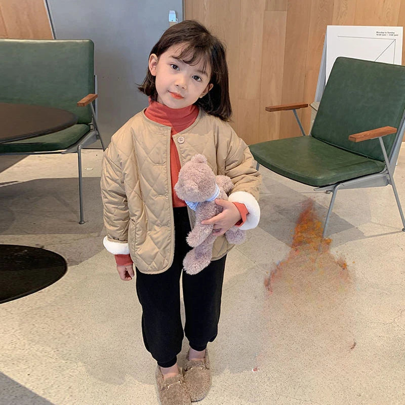 Maria Fashion Girls Jacket Winter Korean Style