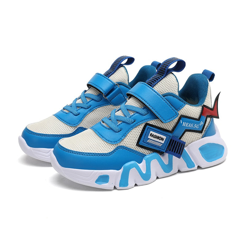 Kids Running Shoes for Boys Summer Fashion Leather Casual - GuGuTon