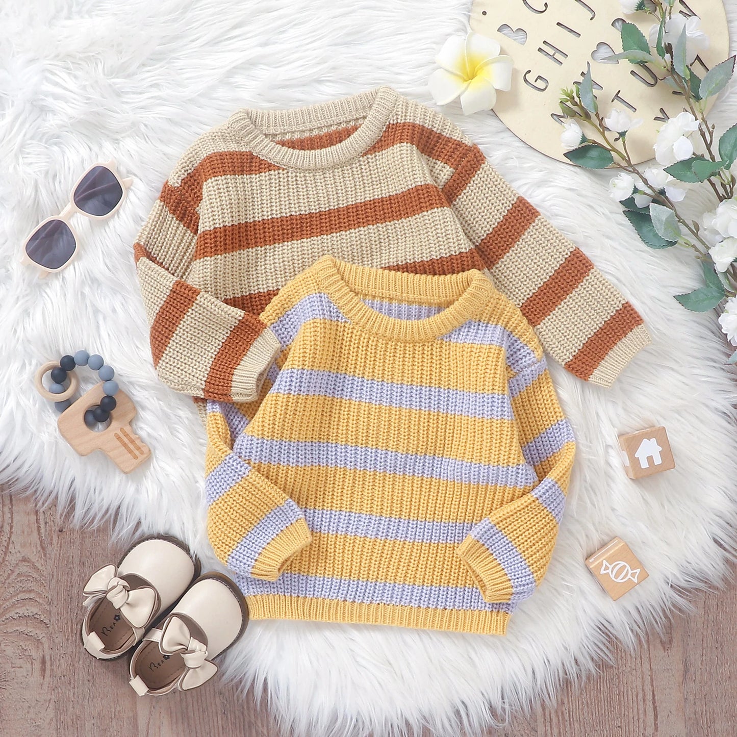 Fermin Knitted Long Sleeve Pullover Sweater
