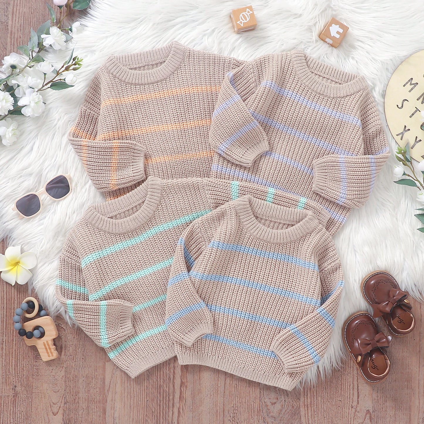 Fermin Knitted Long Sleeve Pullover Sweater