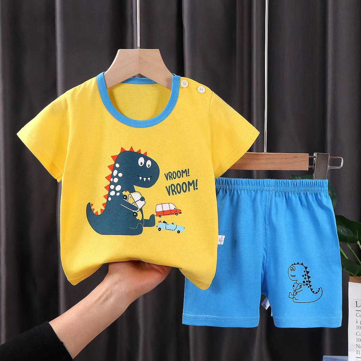 Lorenzo Boys Animal Print Suit 2 Pieces Zebra Tops + Pants - GuGuTon