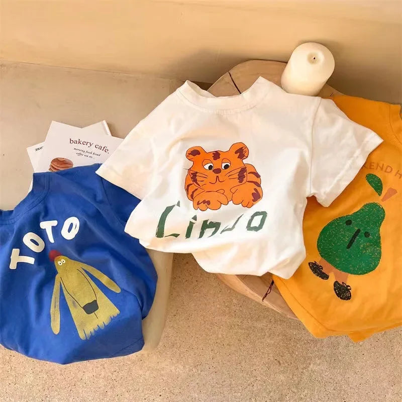 Lucas Short-sleeve Cartoon Tees