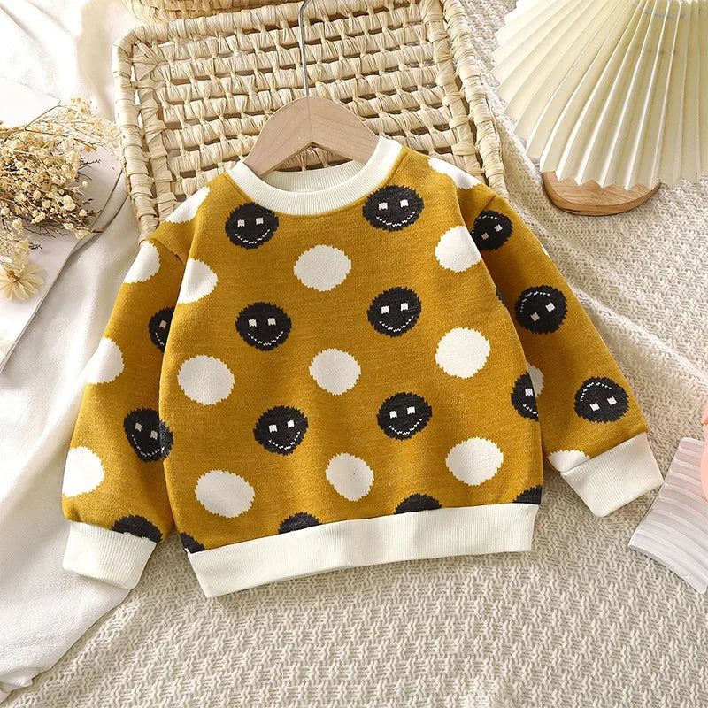 Zahir Boy Kids Cartoon Knitted Sweaters