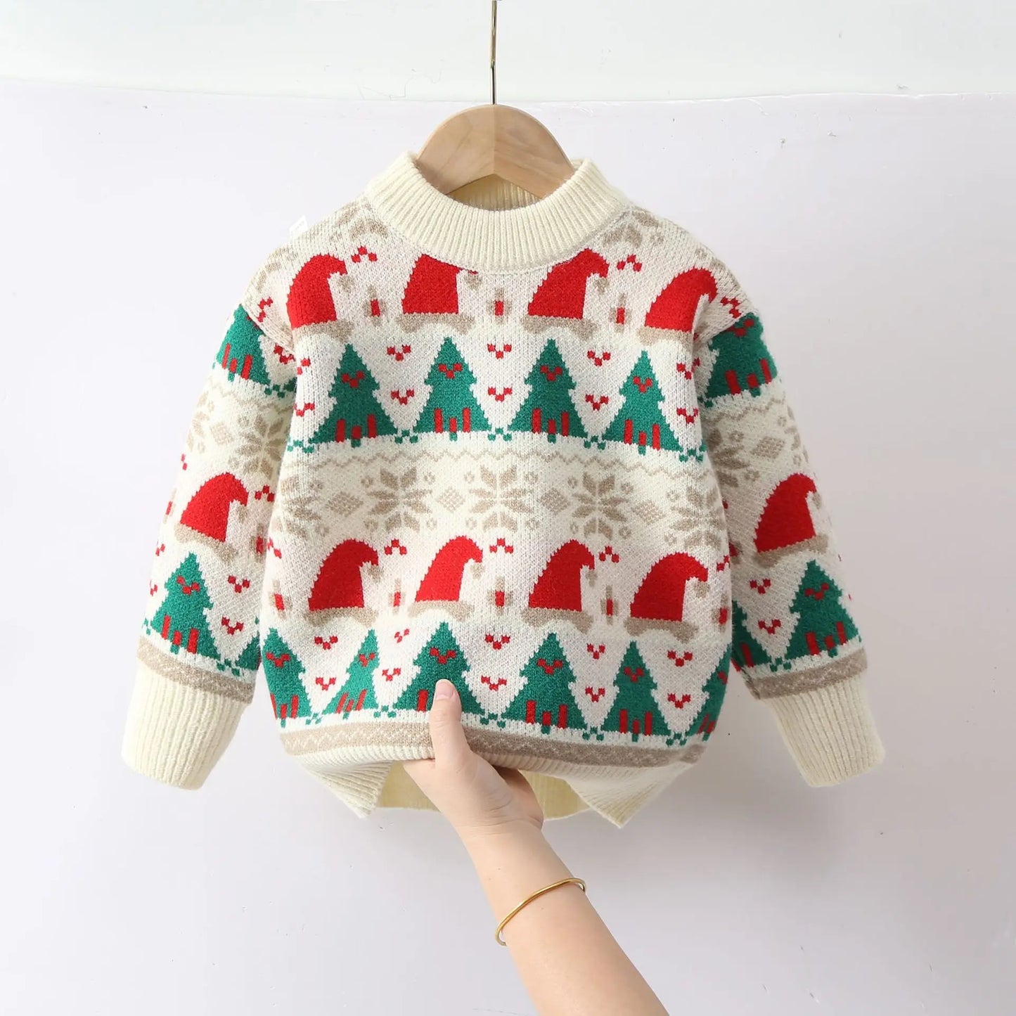 Rey Parenting Boy New Tree Winter Sweater