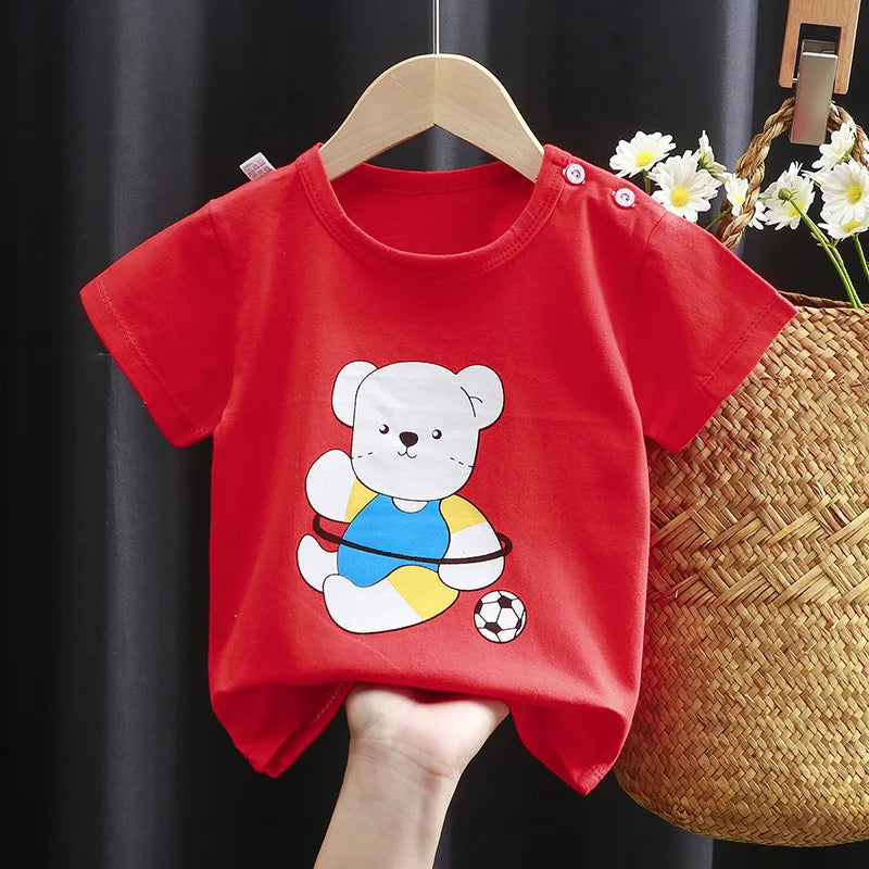 Gael Short Sleeve Cartoon Print Tees