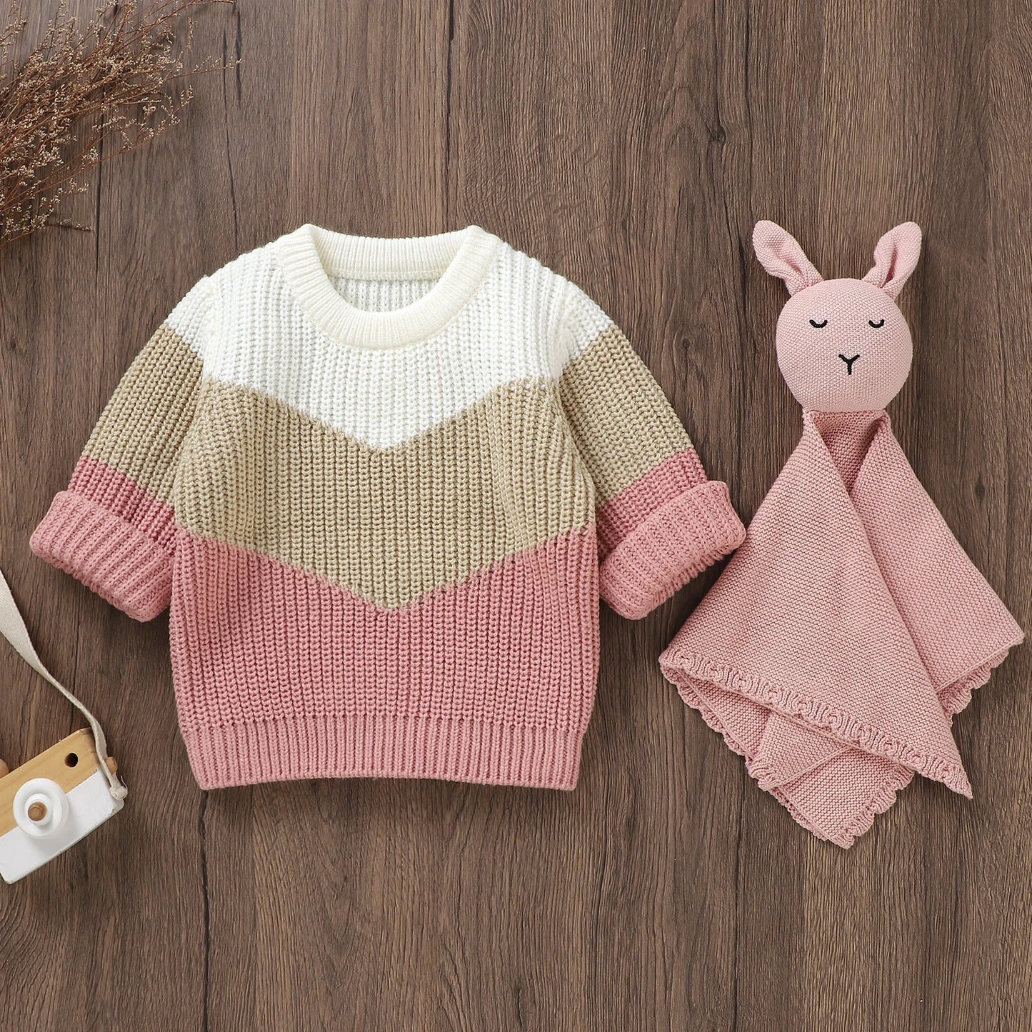 Kelvin Knit Long Sleeve Pullover Sweater