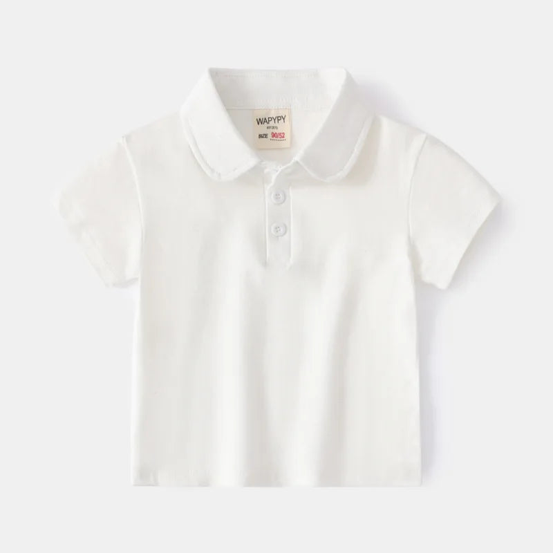 Paolo Turn-down Collar Short Sleeve T-shirt