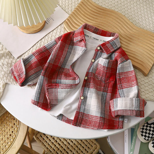 Claudia Fall Vintage Plaid Cotton Clothing Long Sleeve - GuGuTon baby store - Baby Fashion - Toddlers Outfits - Babies Outfits - Toddler Clothes - Kids Clothing - Newborn Clothes - Newborn Wear - Kids Wear - Trending Clothes - Trending Outfits - Fall Fashion - Winter Fashion - Girls Clothes - Boys Clothes - Babies Wear - Kids Accessories - KidsWear - Summer Clothes - Summer Fashion - Summer Trend - Falls Sweaters - Tops - Bottom - Jeans - Blouse - Dresses - Newborn Dresses - Toys