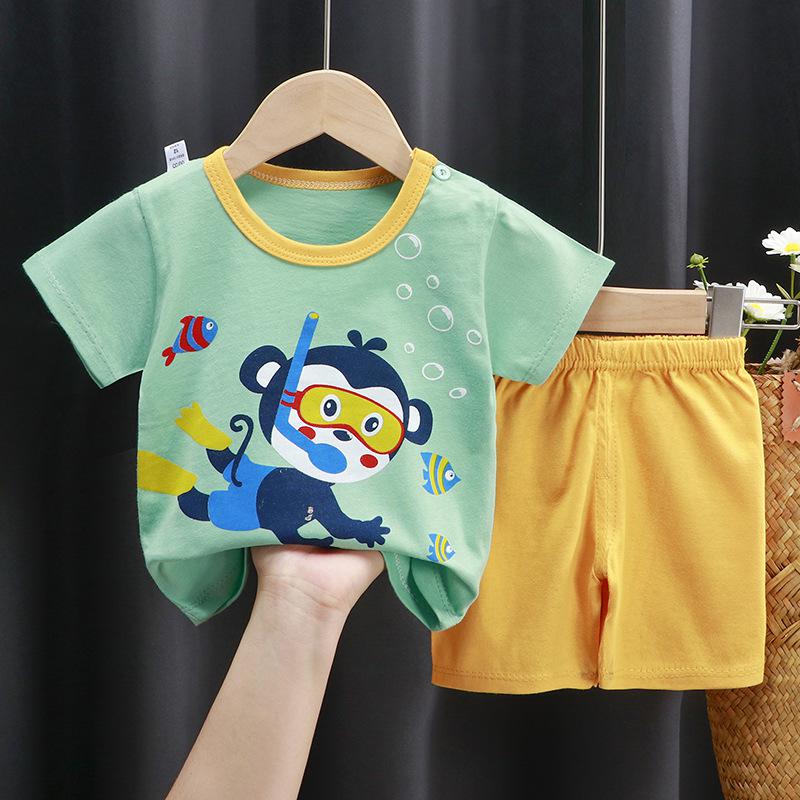 Ezequiel Summer clothing sets T-shirt design Suit - GuGuTon