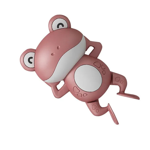 1PCS New Cute Baby Bath Toys For Children Swimming Cute Frogs Clockwork