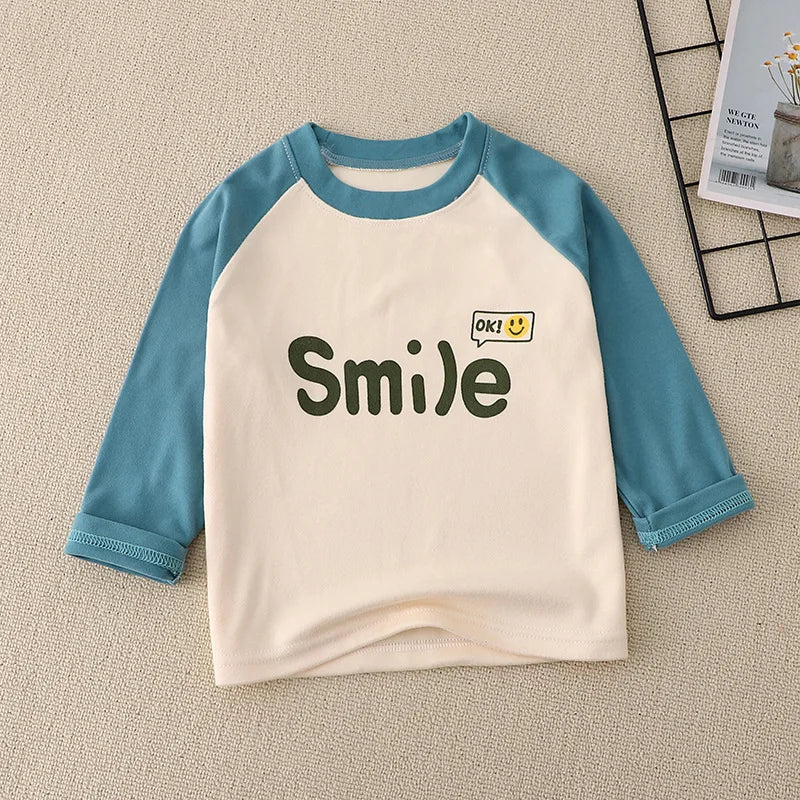 Daniel Cartoon Tops Long Sleeve Tees