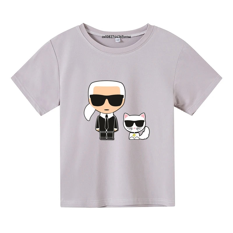 Adel Breathable Short Sleeve Tees Children Top