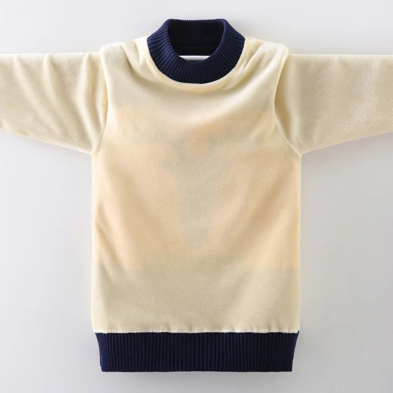 Teodoro Pattern Kids Warm Pullover Sweaters