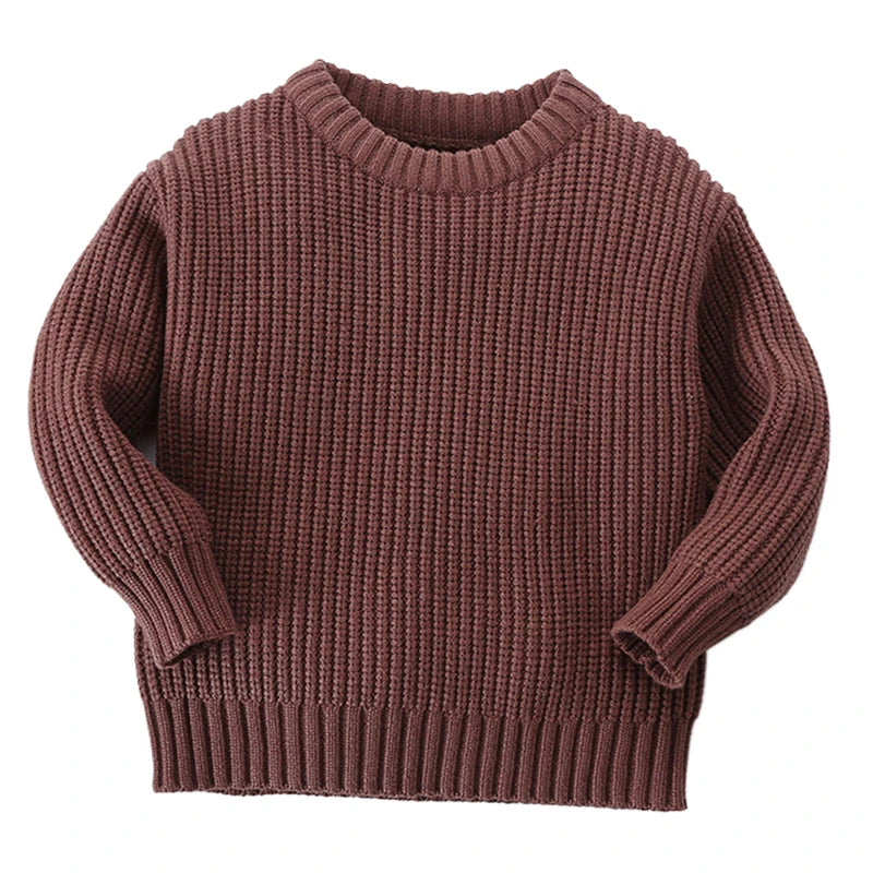 Tito Casual Chunky Cable Knit Baby Sweater