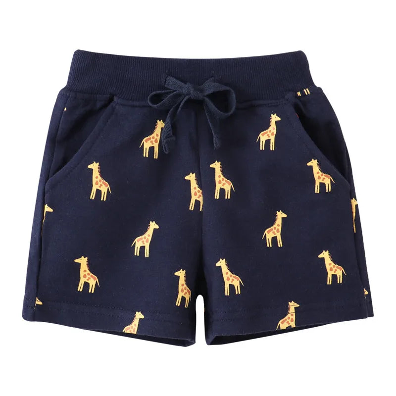 Matt Boys Girl Shorts Girraffe Print Drawstring summer