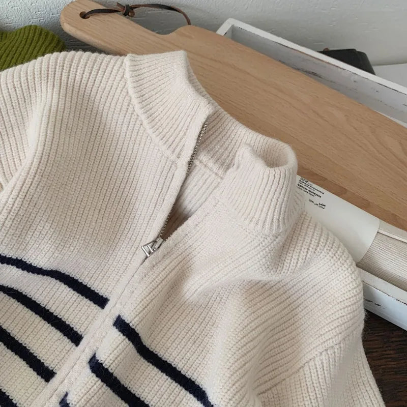 Juan Autumn New Kids Striped Sweater