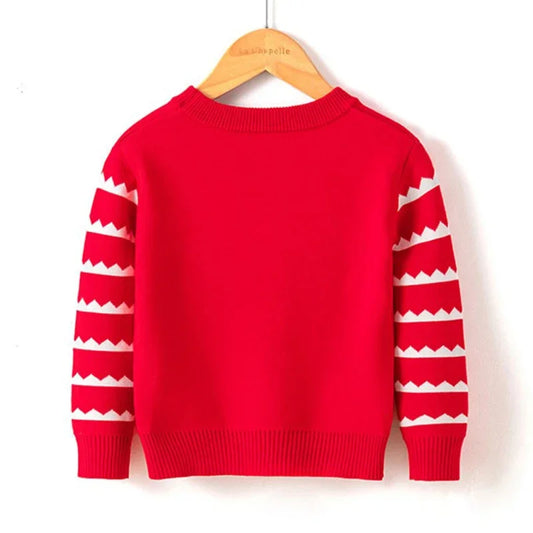 Augusto Winter Christmas Dinosaur Print Sweaters - GuGuTon baby store - Baby Fashion - Toddlers Outfits - Babies Outfits - Toddler Clothes - Kids Clothing - Newborn Clothes - Newborn Wear - Kids Wear - Trending Clothes - Trending Outfits - Fall Fashion - Winter Fashion - Girls Clothes - Boys Clothes - Babies Wear - Kids Accessories - KidsWear - Summer Clothes - Summer Fashion - Summer Trend - Falls Sweaters - Tops - Bottom - Jeans - Blouse - Dresses - Newborn Dresses - Toys