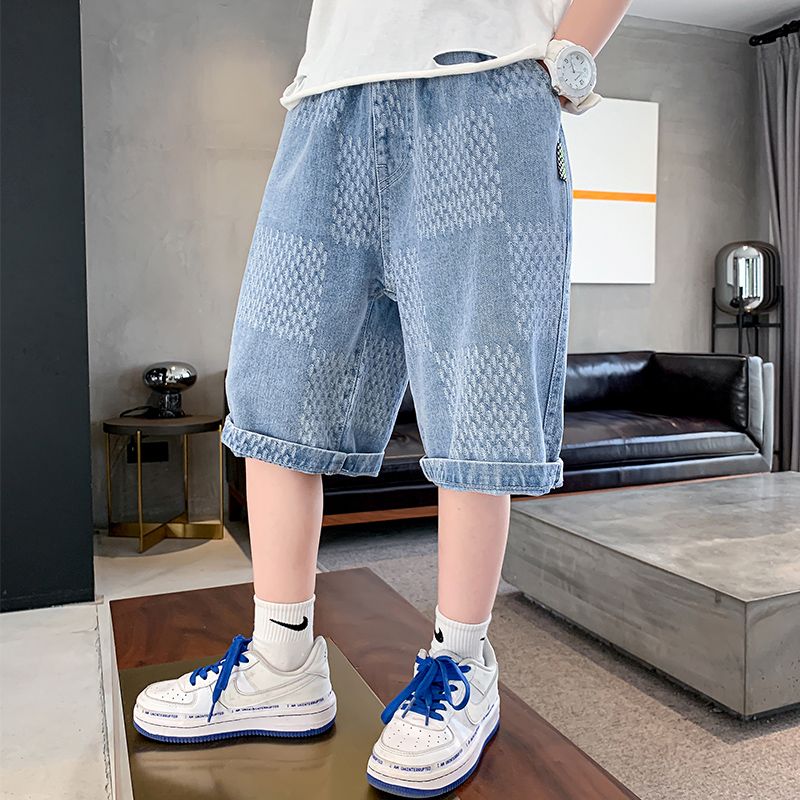 Oliver Summer Kids Korean Version Loose Fashion Casual Cowboy