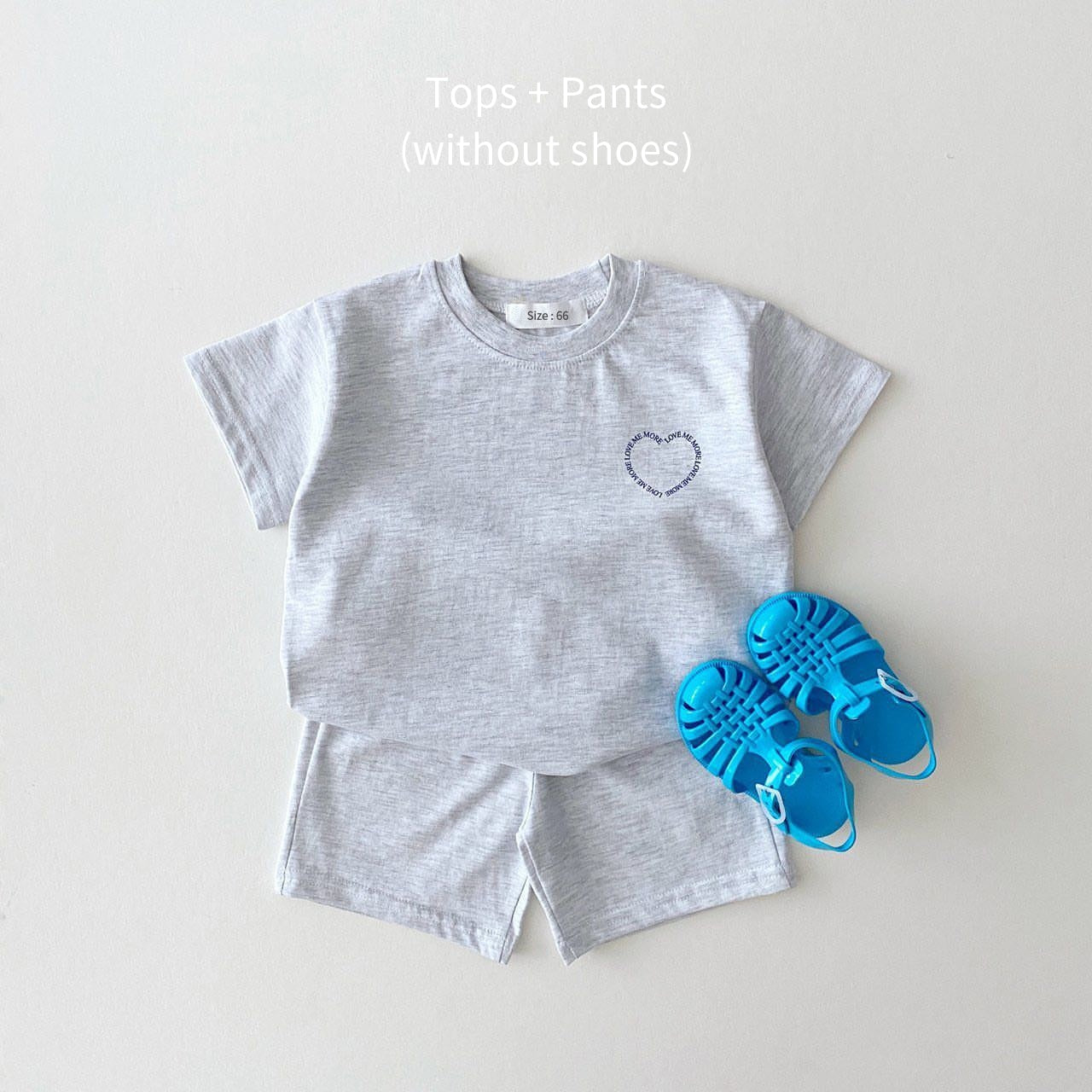 JOSH Summer Embroidered Bear T-shirts + Casual Shorts - GuGuTon