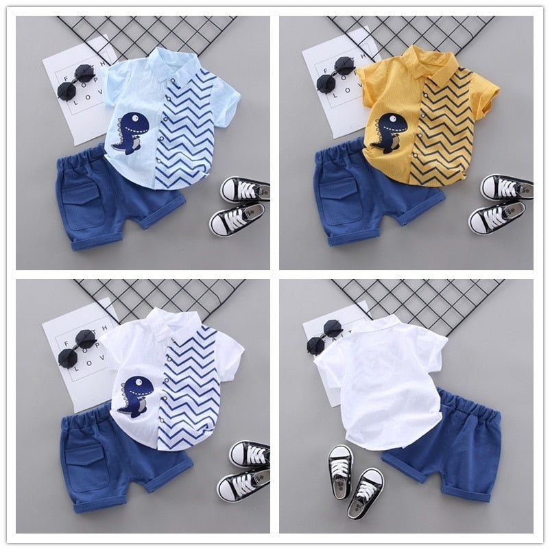 Kamila Children Fashion Clothing Baby Cartoon Two Piece Set - GuGuTon