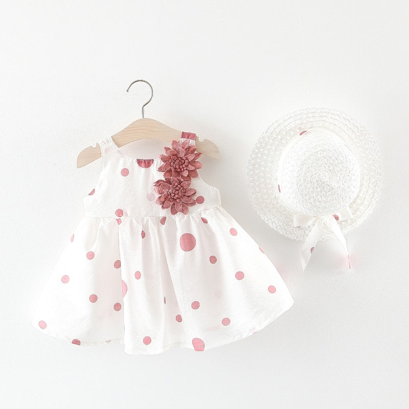 Jade Girls Embroidery Dresses Summer Princess Sleeve - GuGuTon