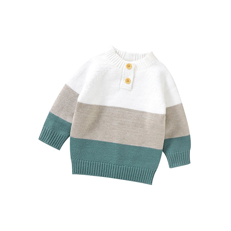 Camilo Round Neck Long Sleeve Knit Sweater