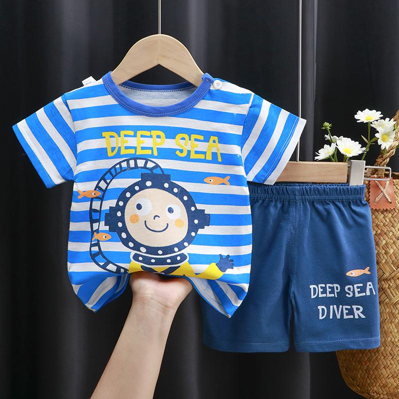 Ezequiel Summer clothing sets T-shirt design Suit - GuGuTon