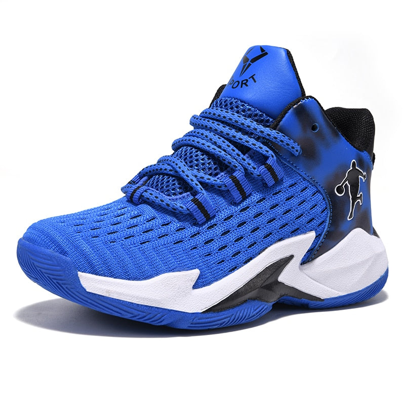 Boys Brand Mesh Basketball Shoes 8 Kids Sneaker - GuGuTon