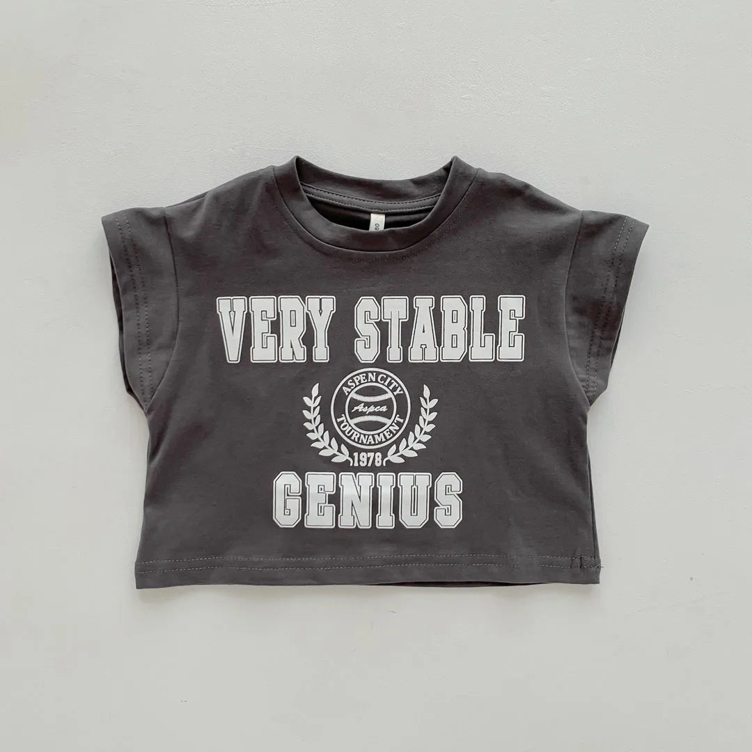 Roy Slub Cotton Toddler Baby Tees