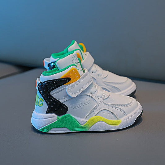 Kids Fashion High-top Sneakers for Boys Girls Shoes - GuGuTon baby store - Baby Fashion - Toddlers Outfits - Babies Outfits - Toddler Clothes - Kids Clothing - Newborn Clothes - Newborn Wear - Kids Wear - Trending Clothes - Trending Outfits - Fall Fashion - Winter Fashion - Girls Clothes - Boys Clothes - Babies Wear - Kids Accessories - KidsWear - Summer Clothes - Summer Fashion - Summer Trend - Falls Sweaters - Tops - Bottom - Jeans - Blouse - Dresses - Newborn Dresses - Toys