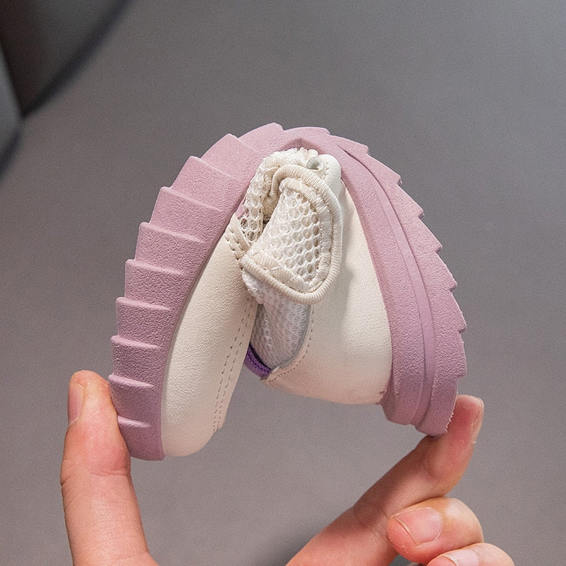 Kids Boys Lightweight Mesh Breathable Sneakers