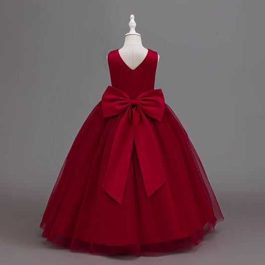 New Flower Girl Dress Dressed Up for Birthday Party Evening Dress