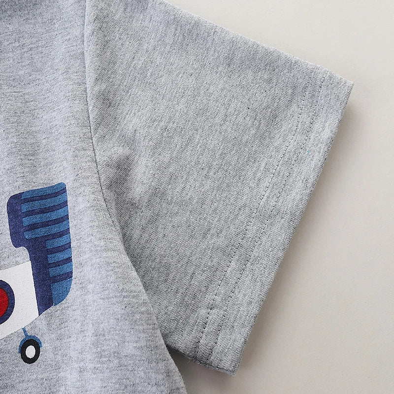 Oscar Boys Clothes Helicopter Tees