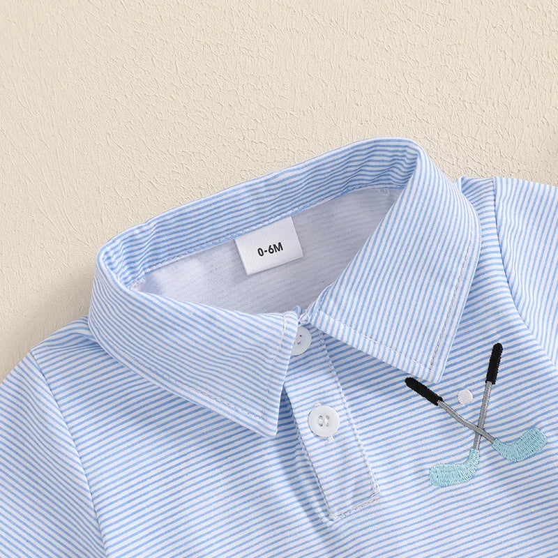 Luis Striped Casual Short Sleeve T-shirt
