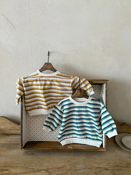 Joseph Long Sleeve Striped Sweater - GuGuTon baby store - Baby Fashion - Toddlers Outfits - Babies Outfits - Toddler Clothes - Kids Clothing - Newborn Clothes - Newborn Wear - Kids Wear - Trending Clothes - Trending Outfits - Fall Fashion - Winter Fashion - Girls Clothes - Boys Clothes - Babies Wear - Kids Accessories - KidsWear - Summer Clothes - Summer Fashion - Summer Trend - Falls Sweaters - Tops - Bottom - Jeans - Blouse - Dresses - Newborn Dresses - Toys