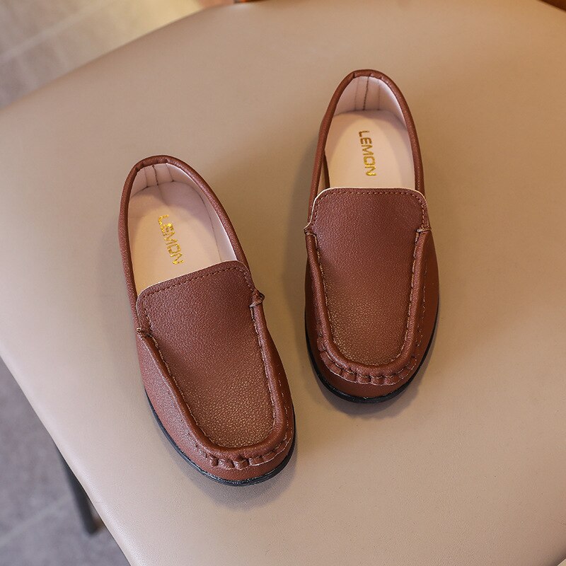 Big Children Casual Flats Leather Shoes for Wedding Party Boys - GuGuTon