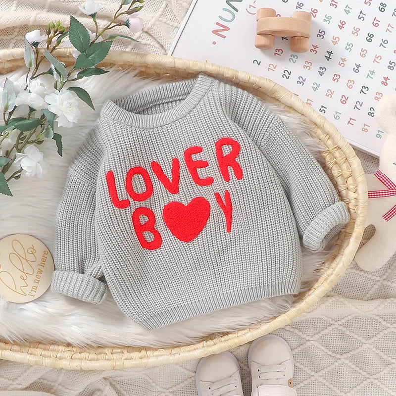 Risto Pullover Long Sleeve Letters Sweater