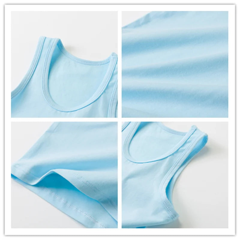 Laura Cotton Underwear Summer Children Sleeveless Clothing Kids