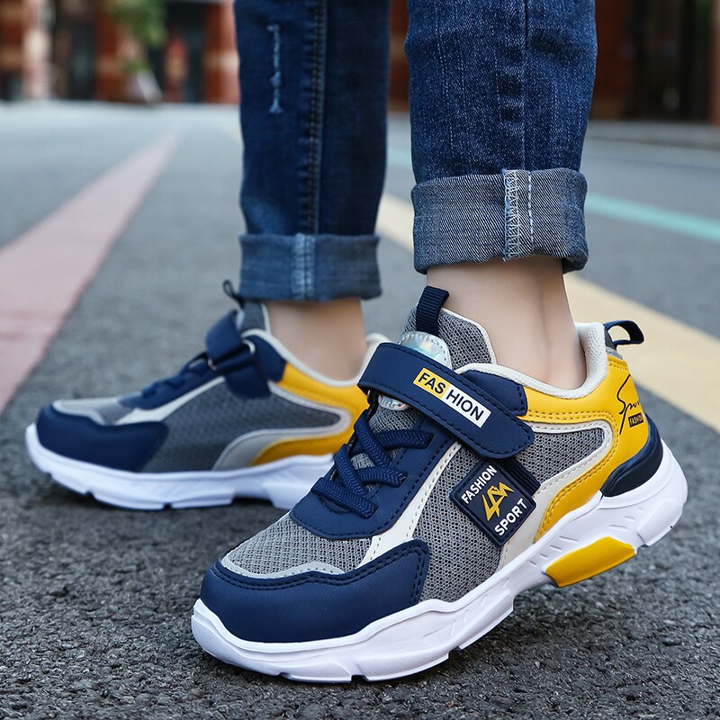 Mesh Breathable Casual Sneakers For Boys Lightweight Running Shoes - GuGuTon