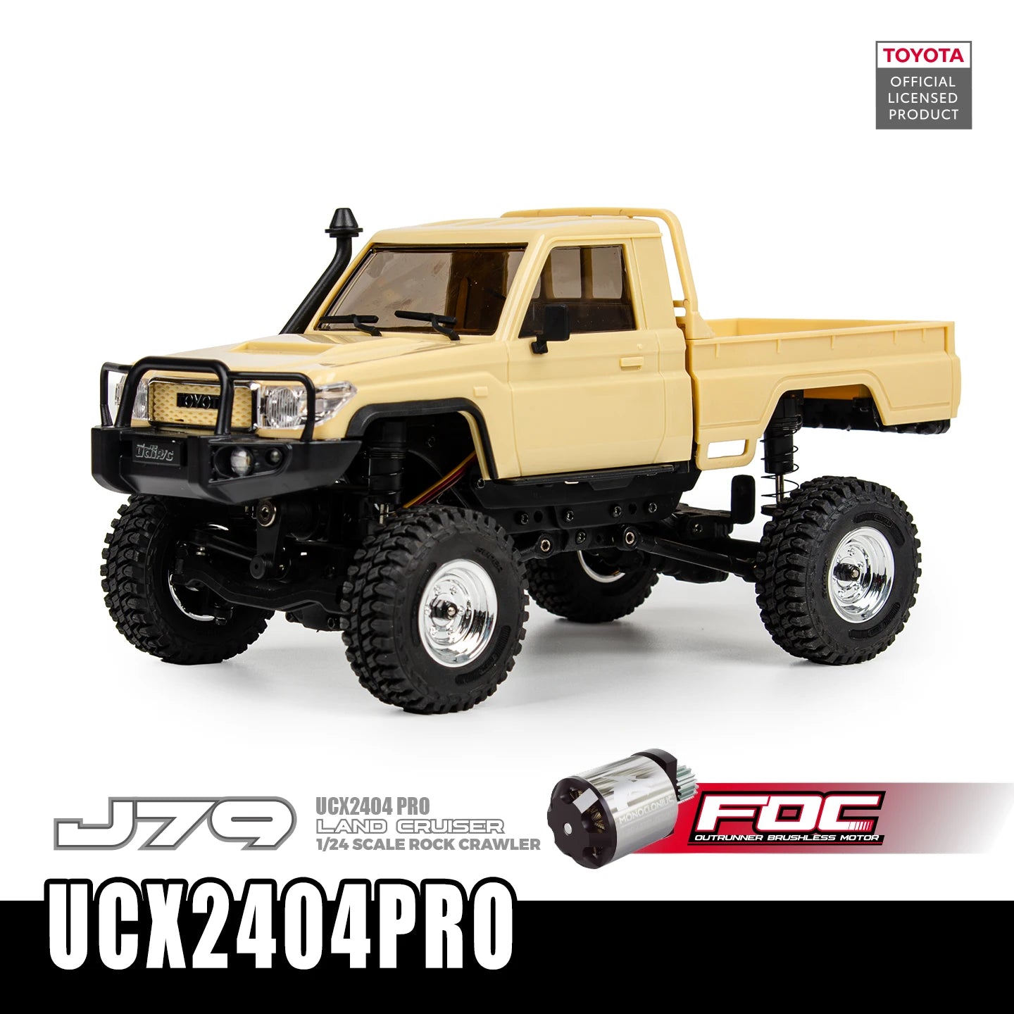 UDIRC 1/18 1/24 UCX1802PRO UCX2404PRO All Terrain Crawler Full Performance Climbing Car Mechianical Gear Shift Brushless Motor